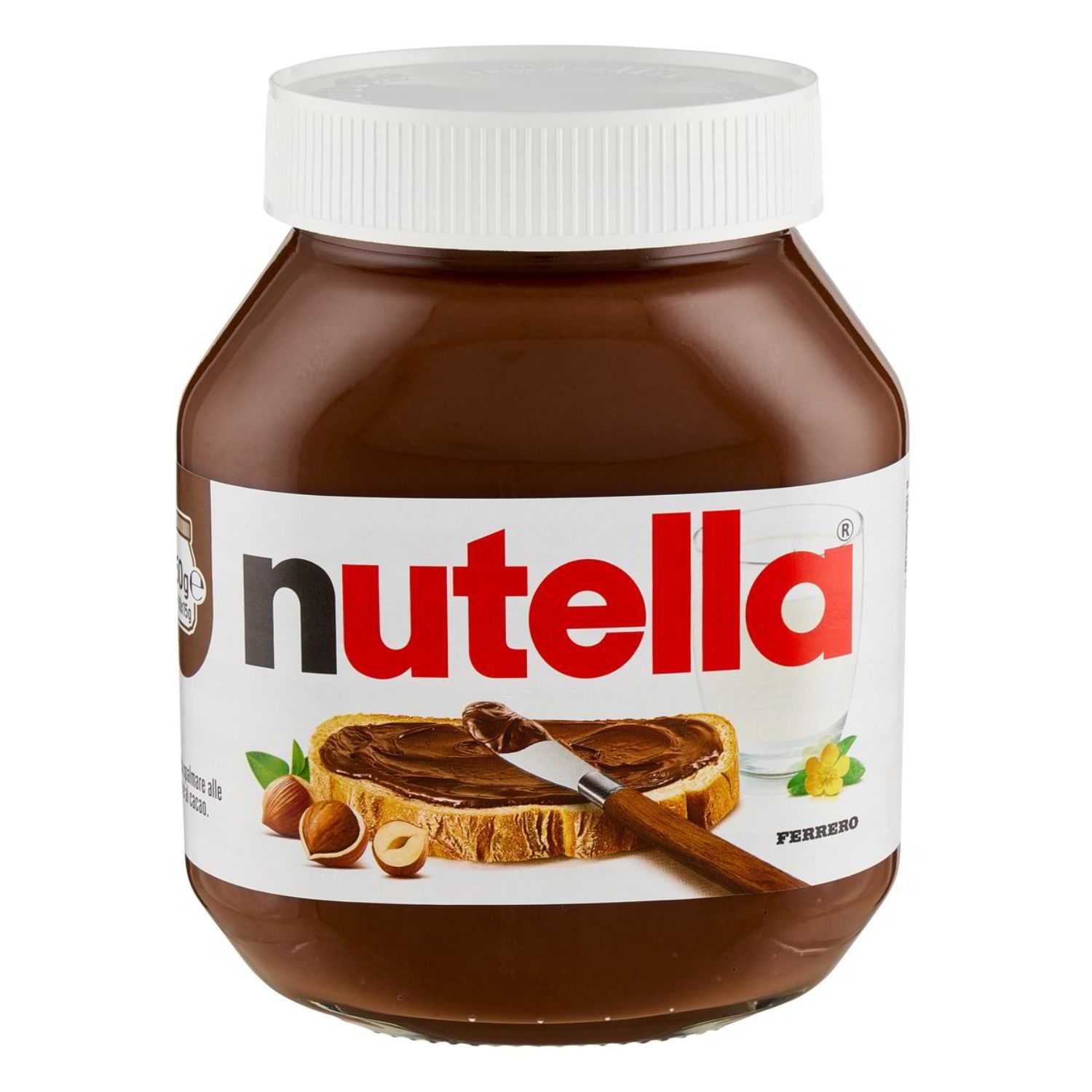 Nutella - Crema da Spalmare alle Nocciole e al Cacao - Barattolo Vetro 750g