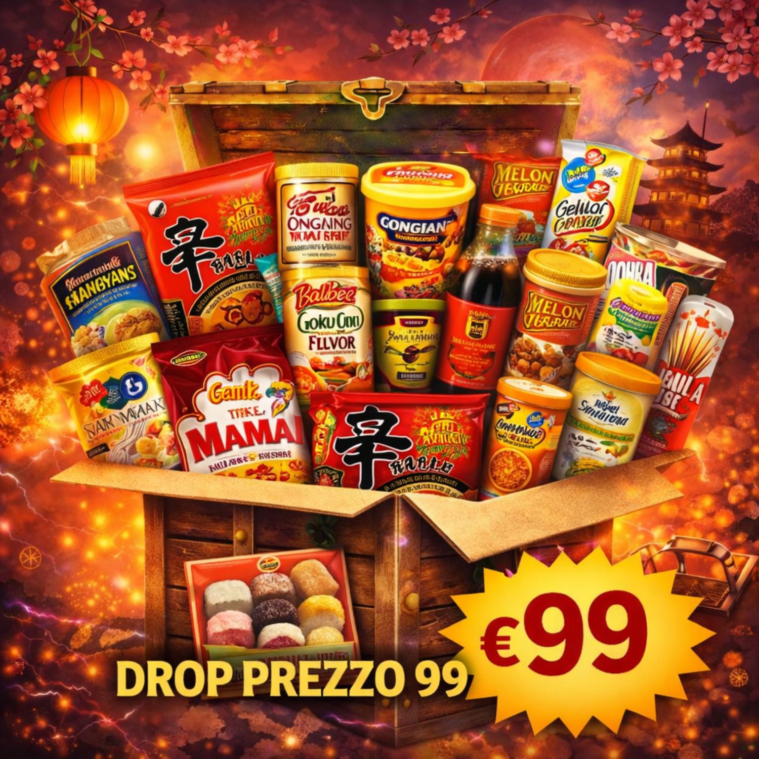 MISTERY ASIAN FOOD BOX 99