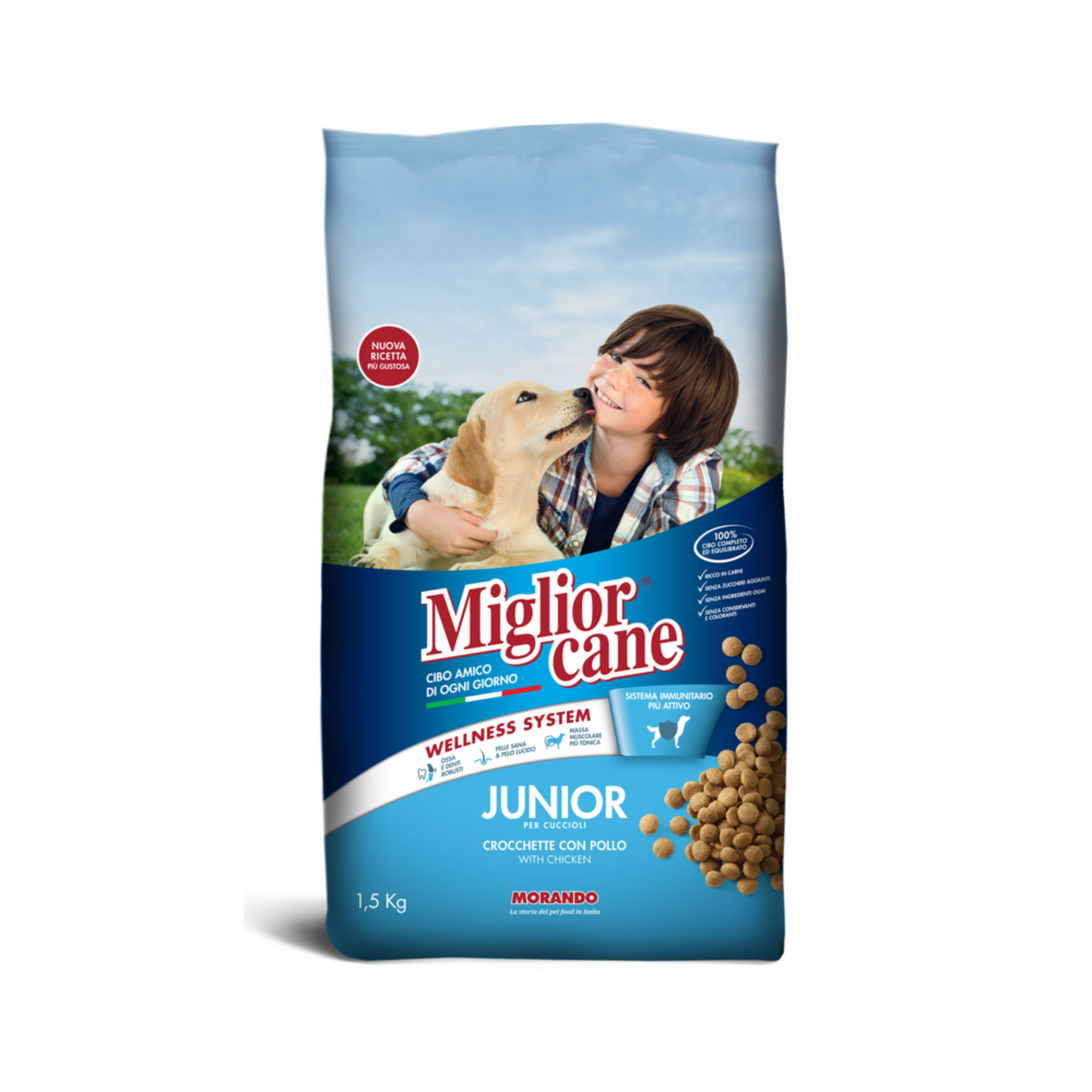 Miglior Cane Junior Crocchette Con Pollo 1,5 kg