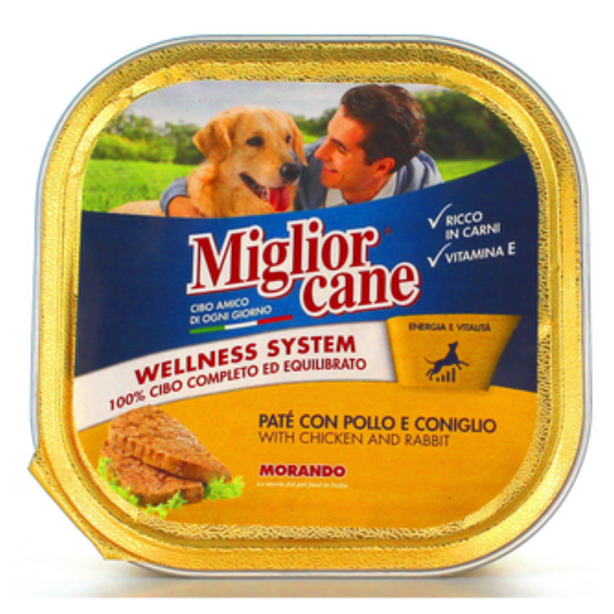 Paté Con Pollo E Coniglio Miglior Cane Wellness System 300g