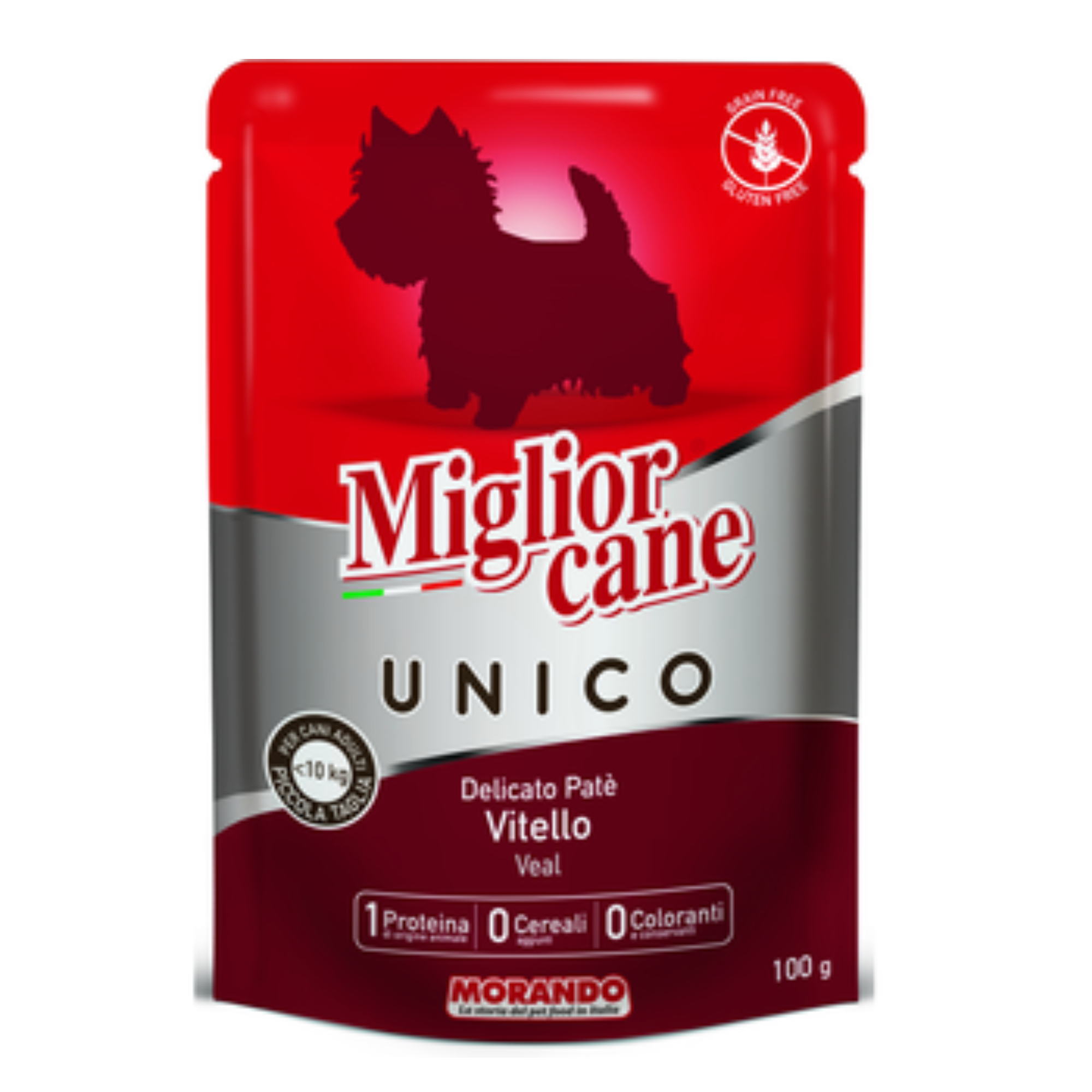 Delicato Patè Vitello Miglior Cane Unico 100g