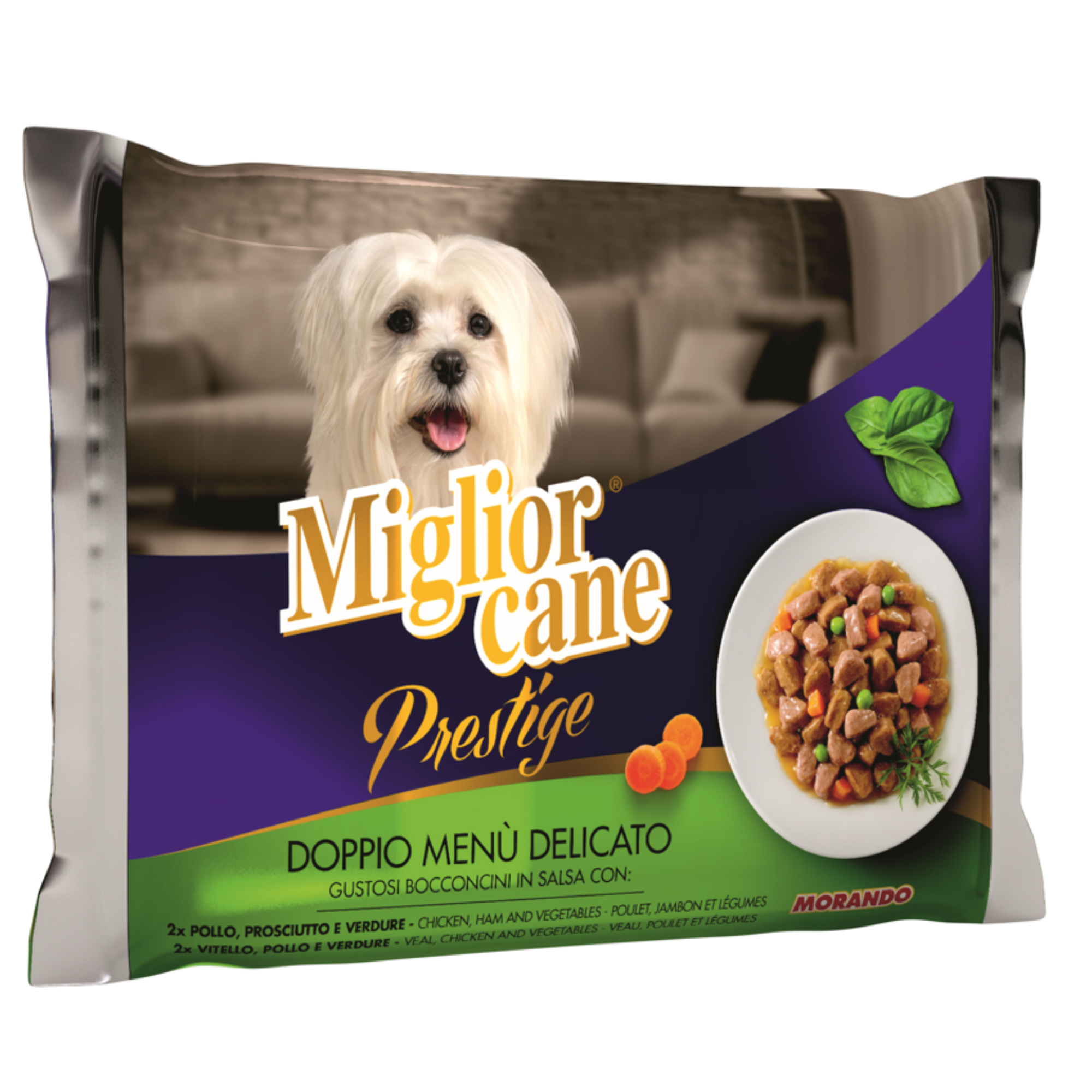 Doppio Menù Delicato Miglior Cane Prestige 4x100g