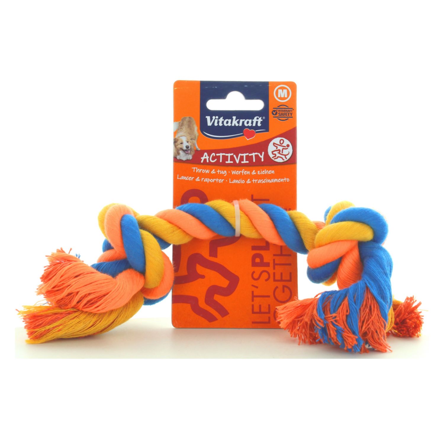 Vitakraft Gioco In Corda Con Nodi Per Cane Misura L12 x H30 x P6