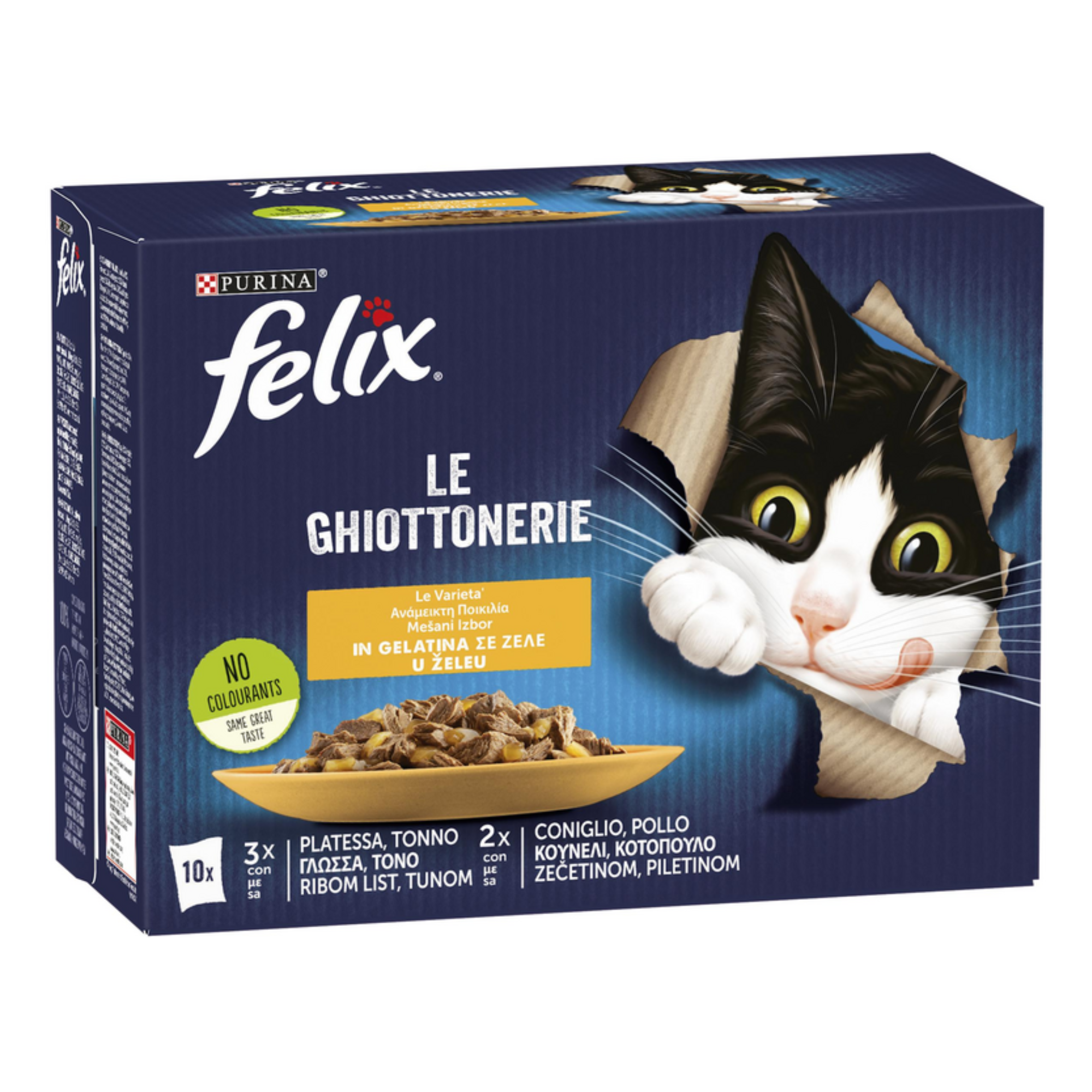 Felix Le Ghiottonerie In Gelatina Le Varietà 10x85g