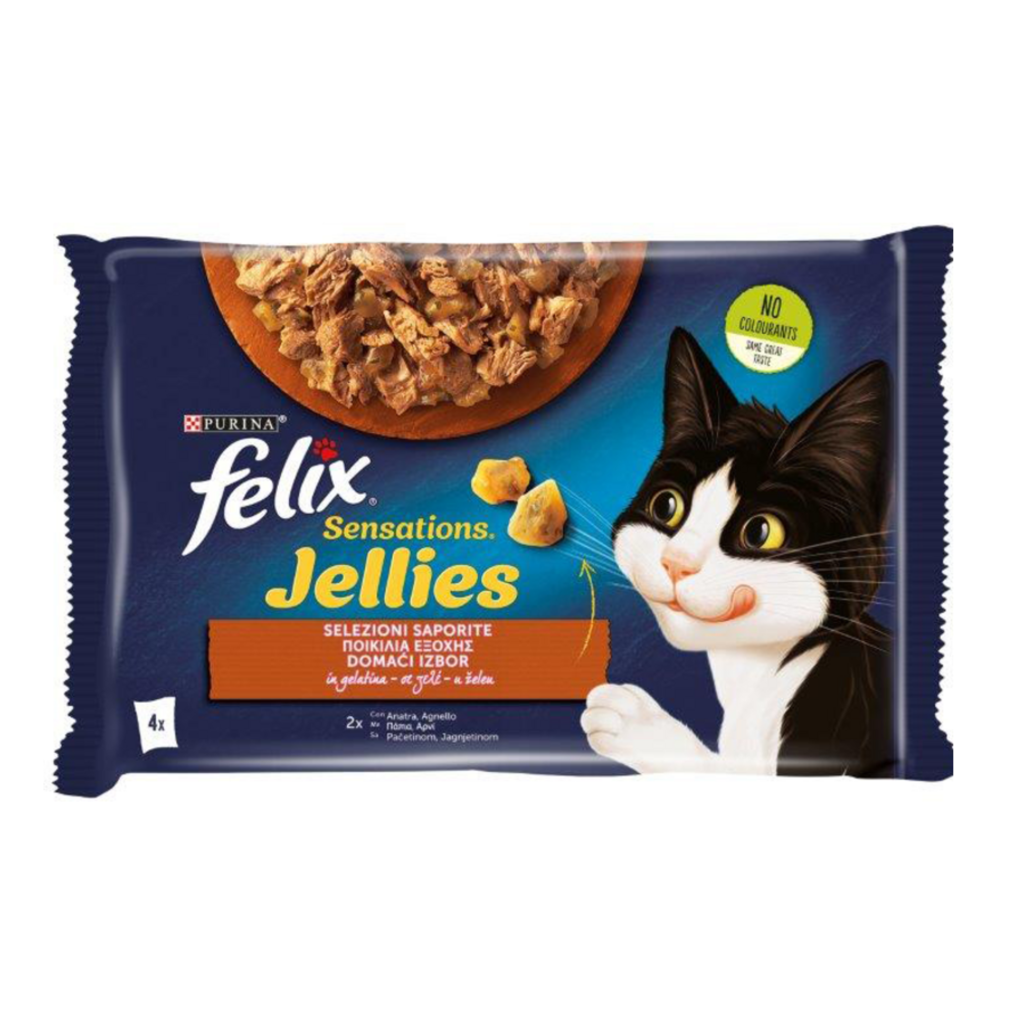  Felix Sensations Jellies Selezioni Saporite 4x85g