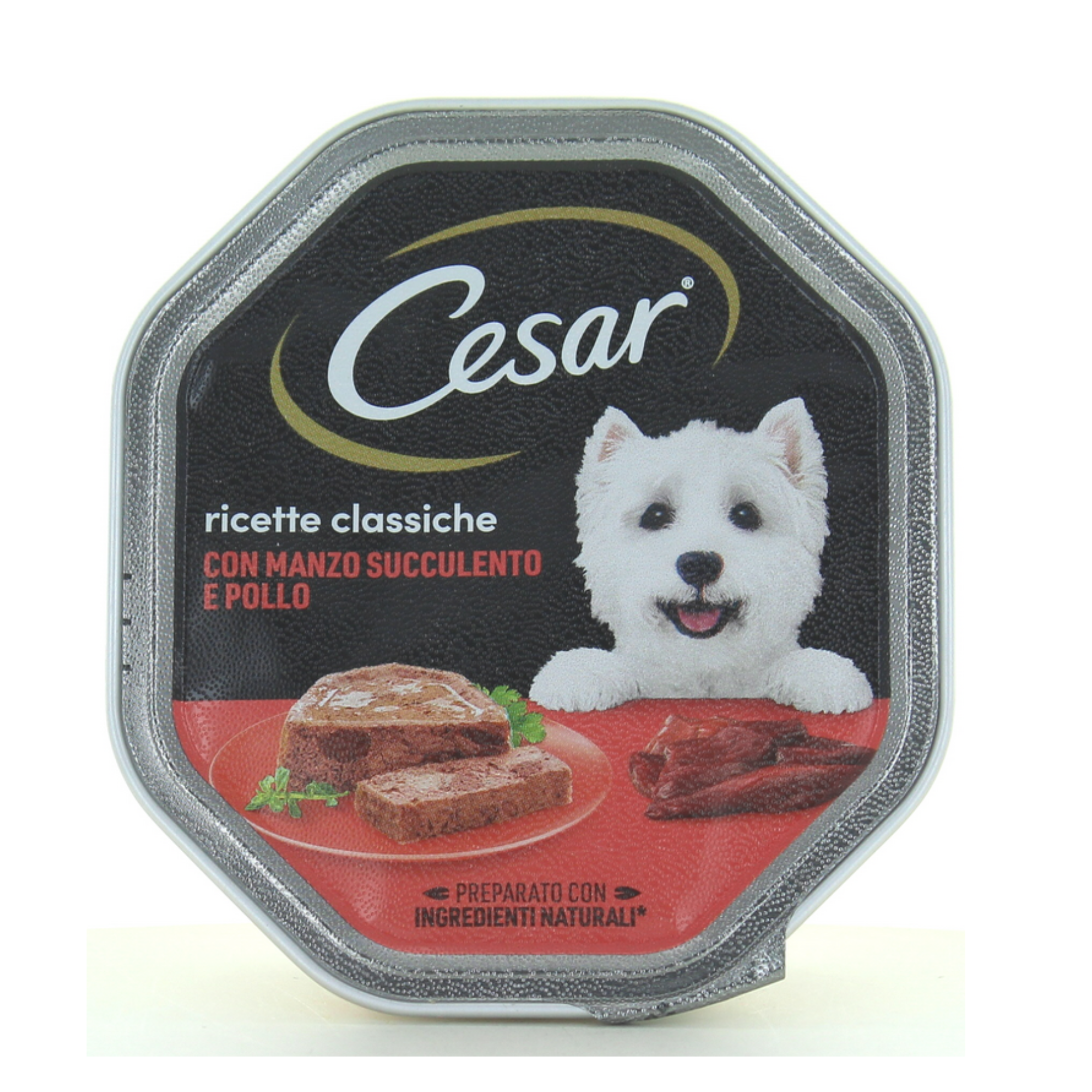 Cesar Ricette Classiche Con Manzo Succulento E Pollo 150g
