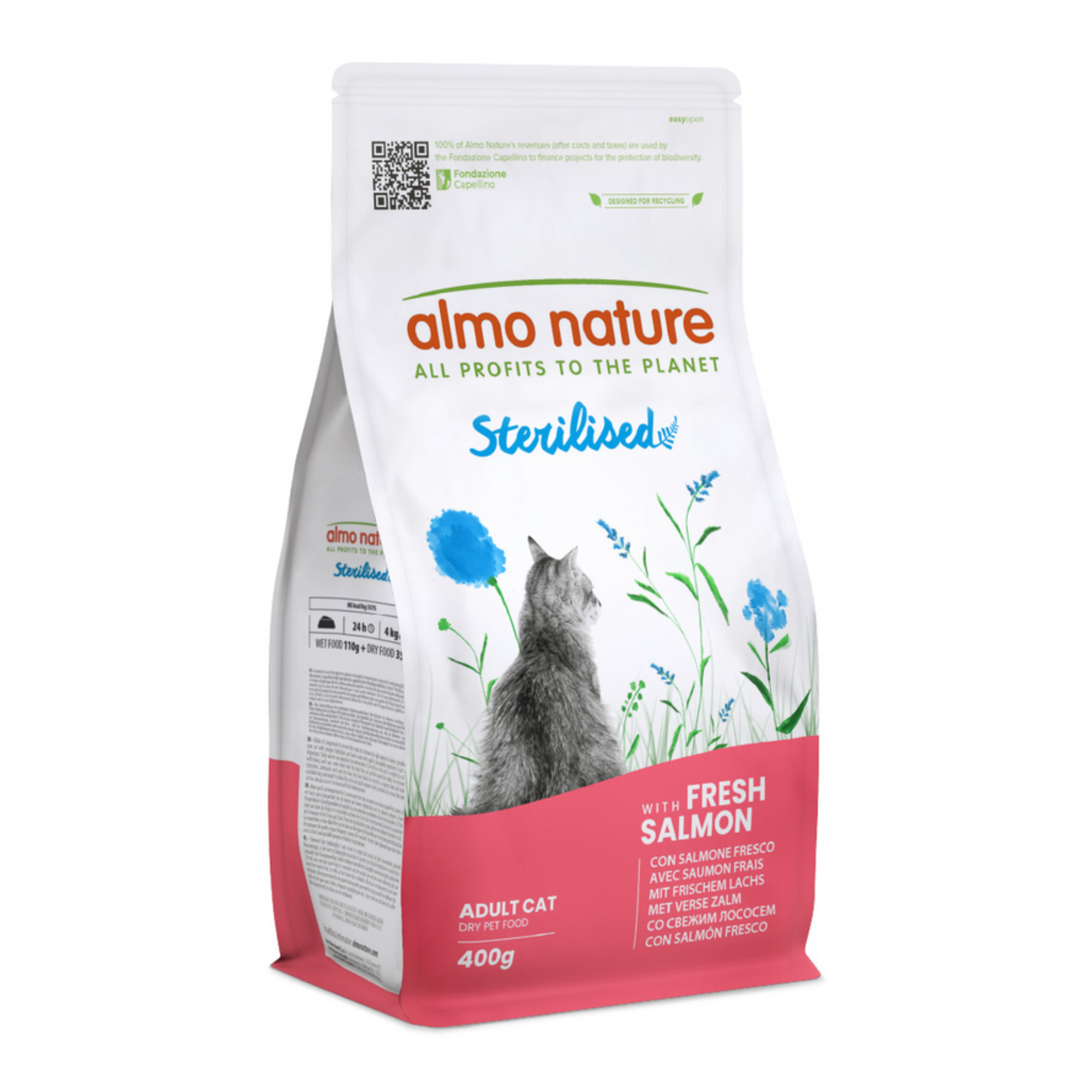 Almo Nature Sterilised Crocchette Gatto Salmone Fresco 400g