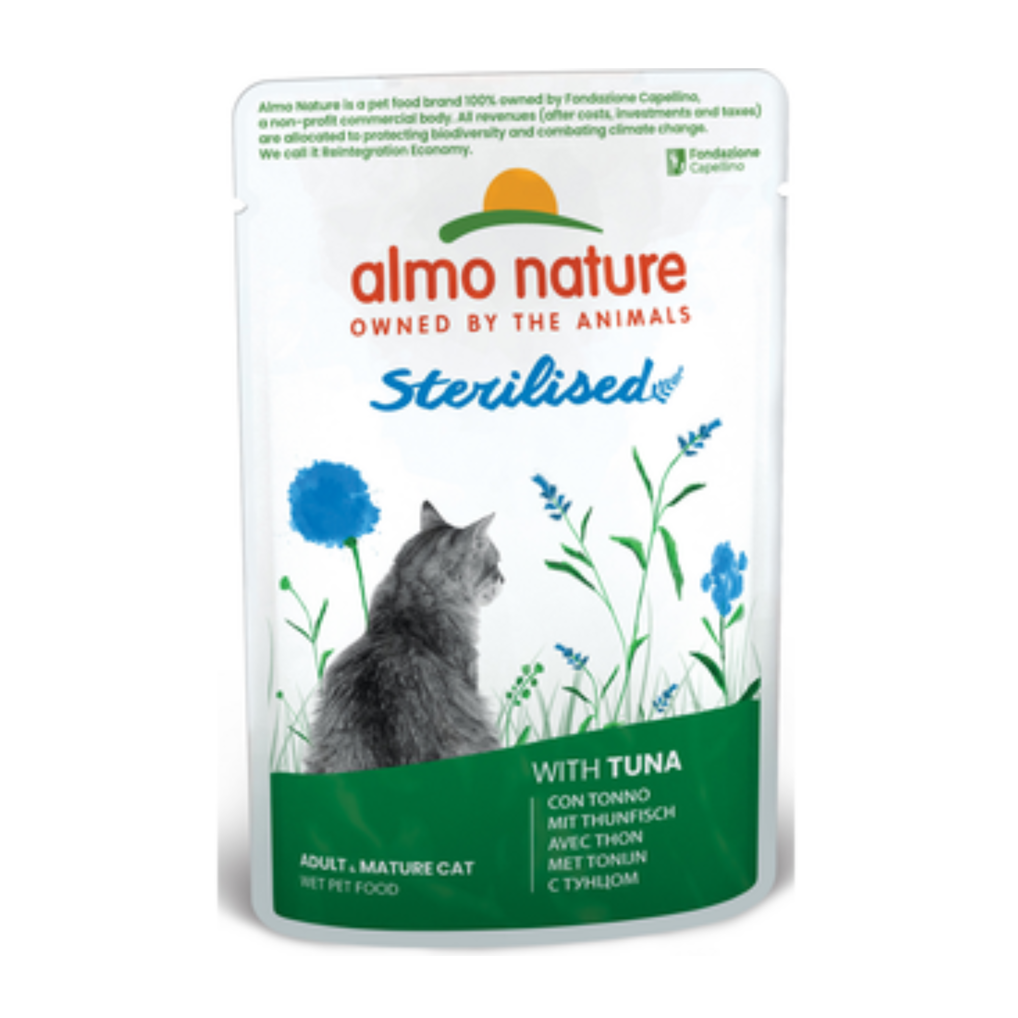 Almo Nature Sterilised Con Tonno Croccantini Per Gatti Adulti 70gr