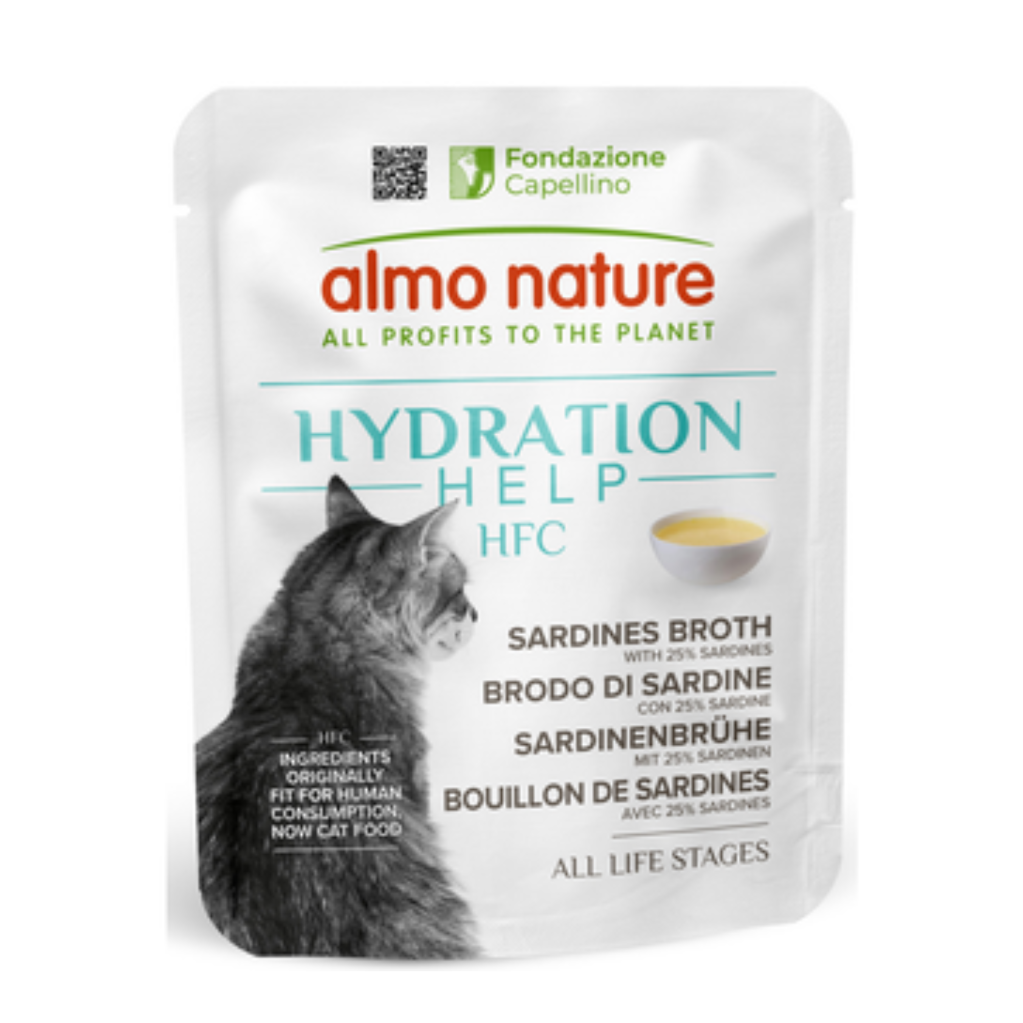 Almo Nature Hydration Help Brodo Di Sardine Per Gatti 50gr
