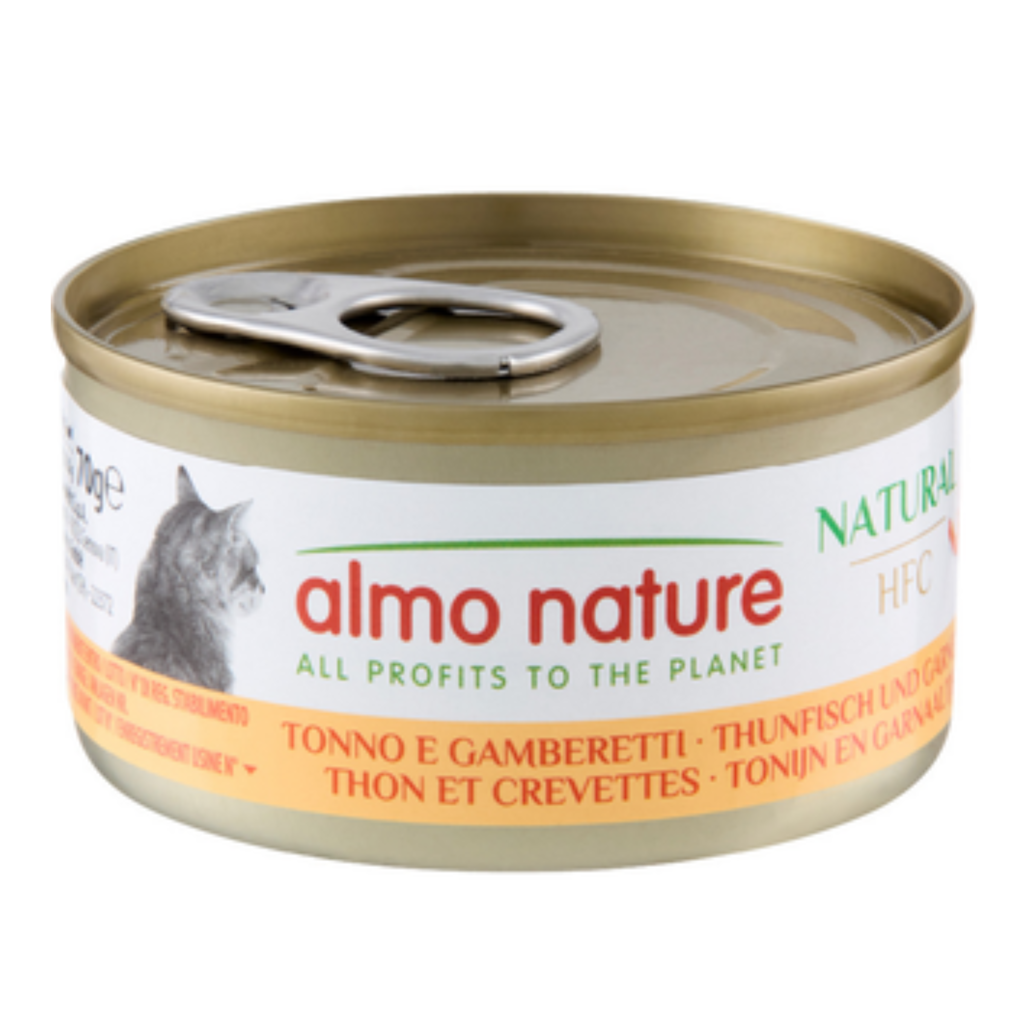 Tonno e Gamberetti Almo Nature HFC Natural per Gatti 70gr
