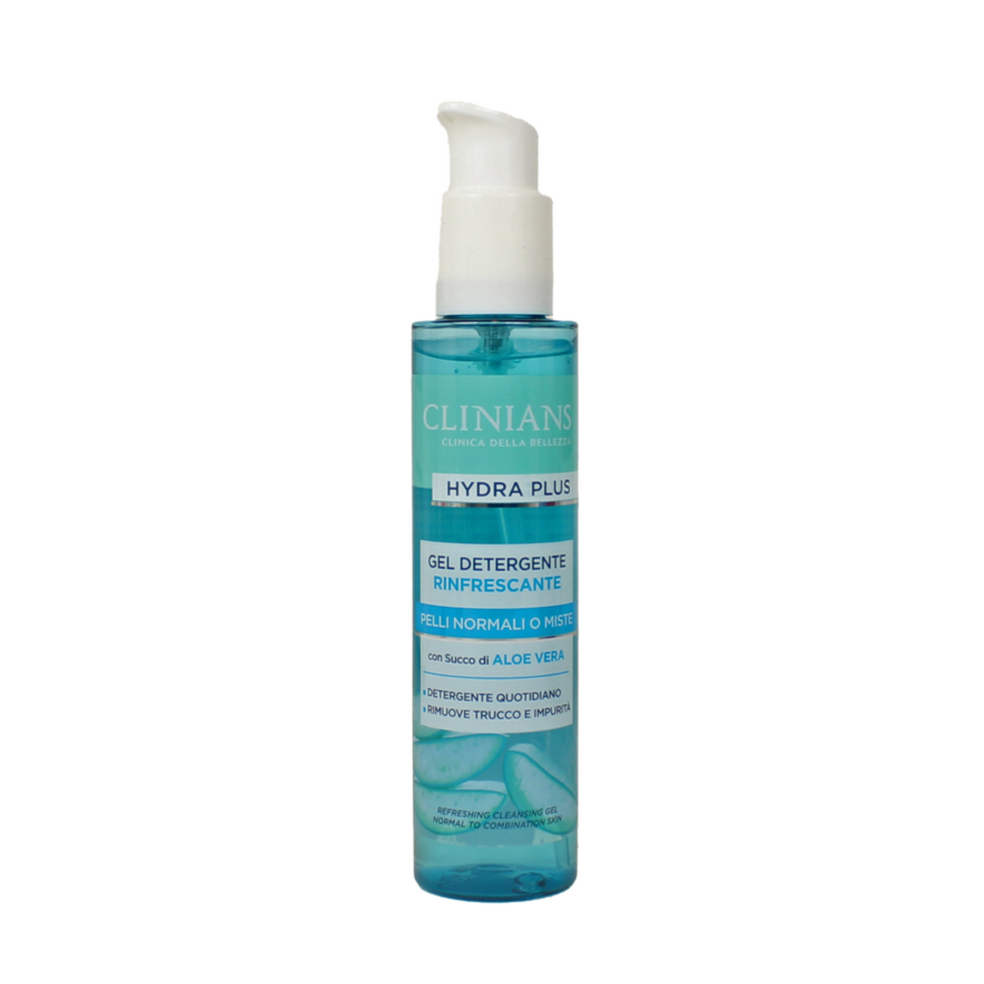 Gel Detergente Rinfrescante Hydra Plus Aloe Vera Clinians