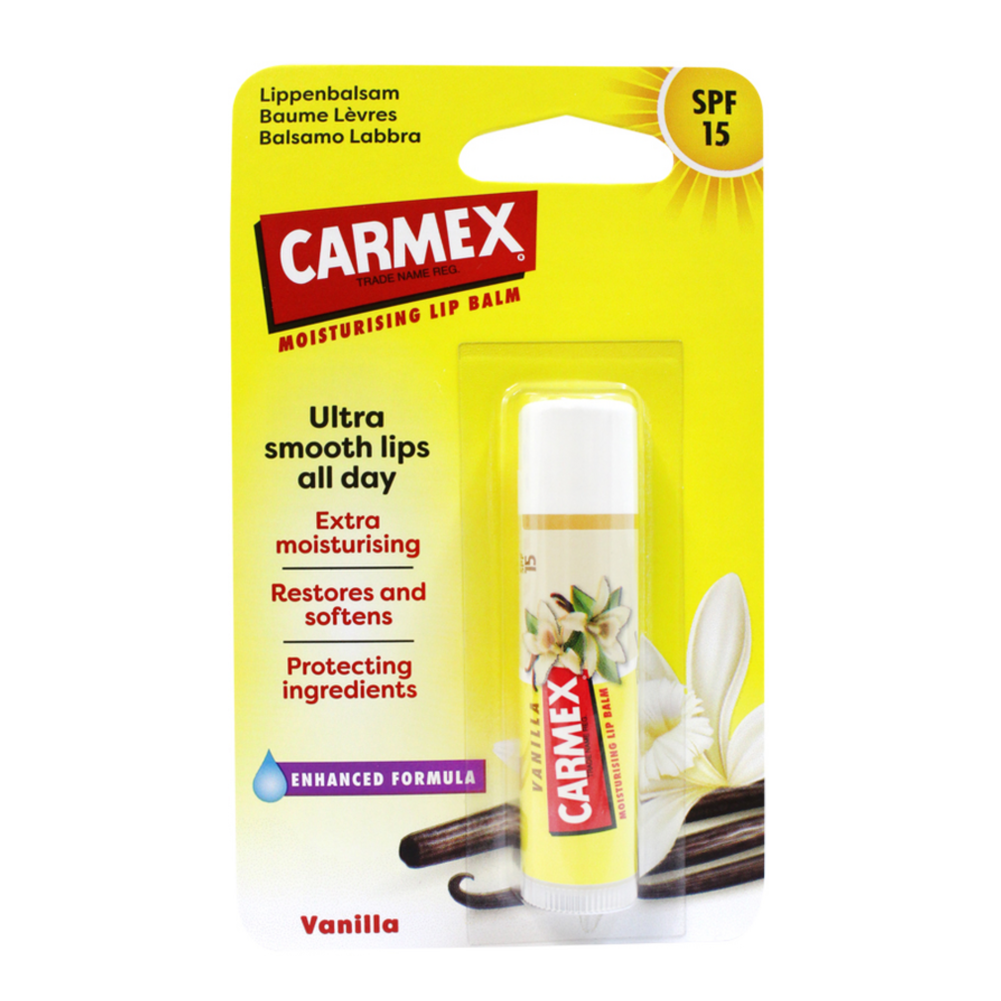 Balsamo Labbra Carmex Vanilla SPF 15