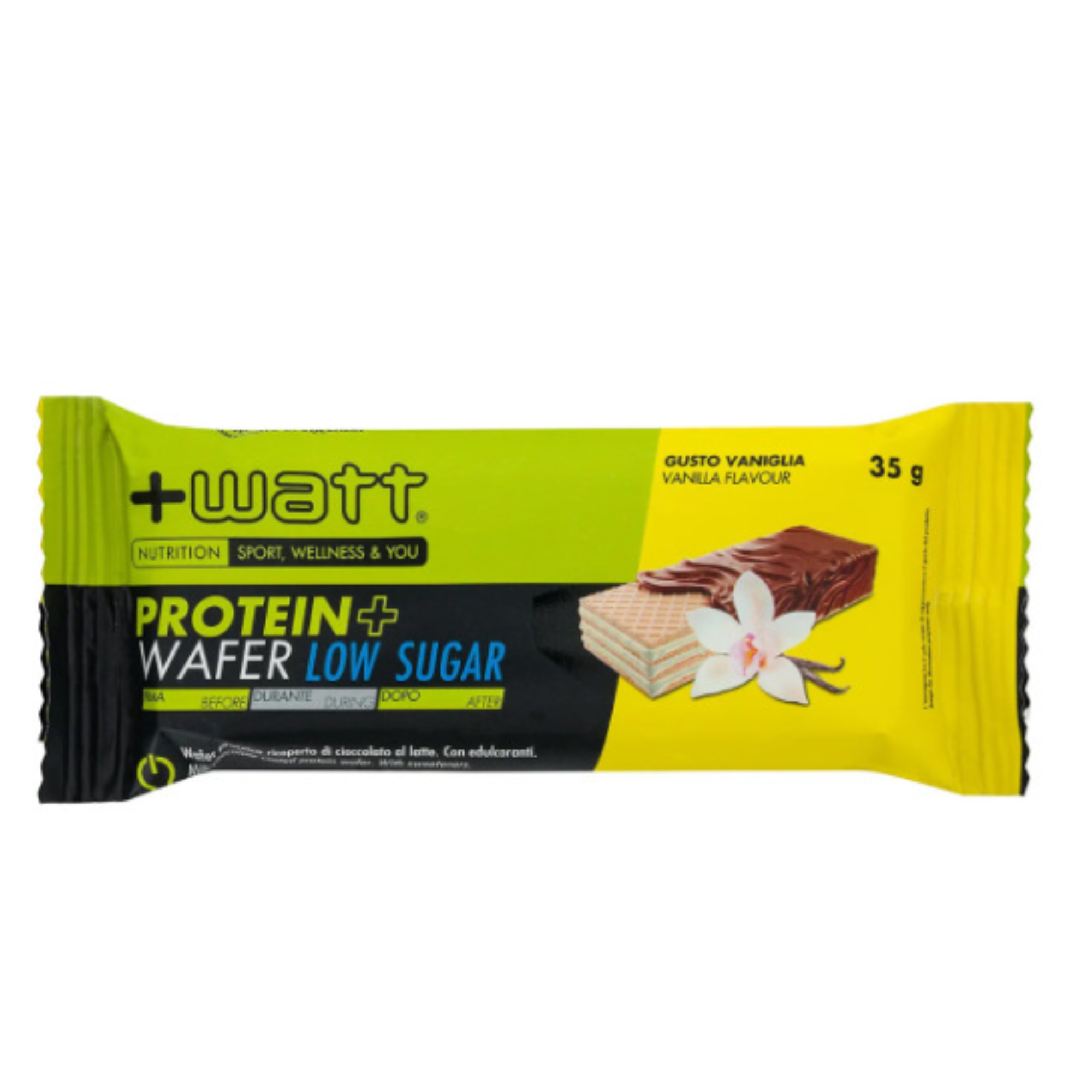 Wafer Proteico Protein+ Wafer Low Sugar Vaniglia +WATT 35 g