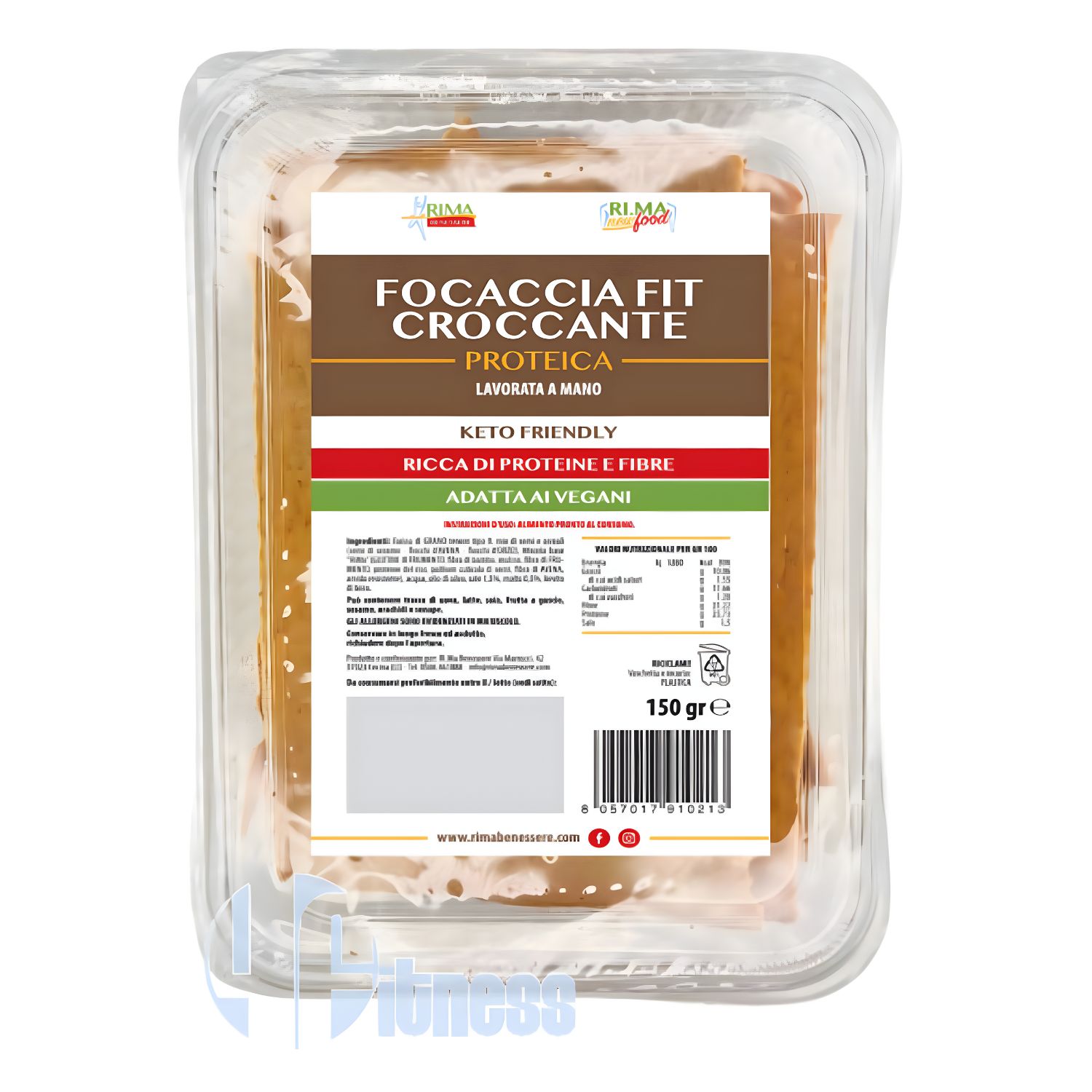 Ri.Ma Benessere Focaccia Fit Croccante Proteica 150 g