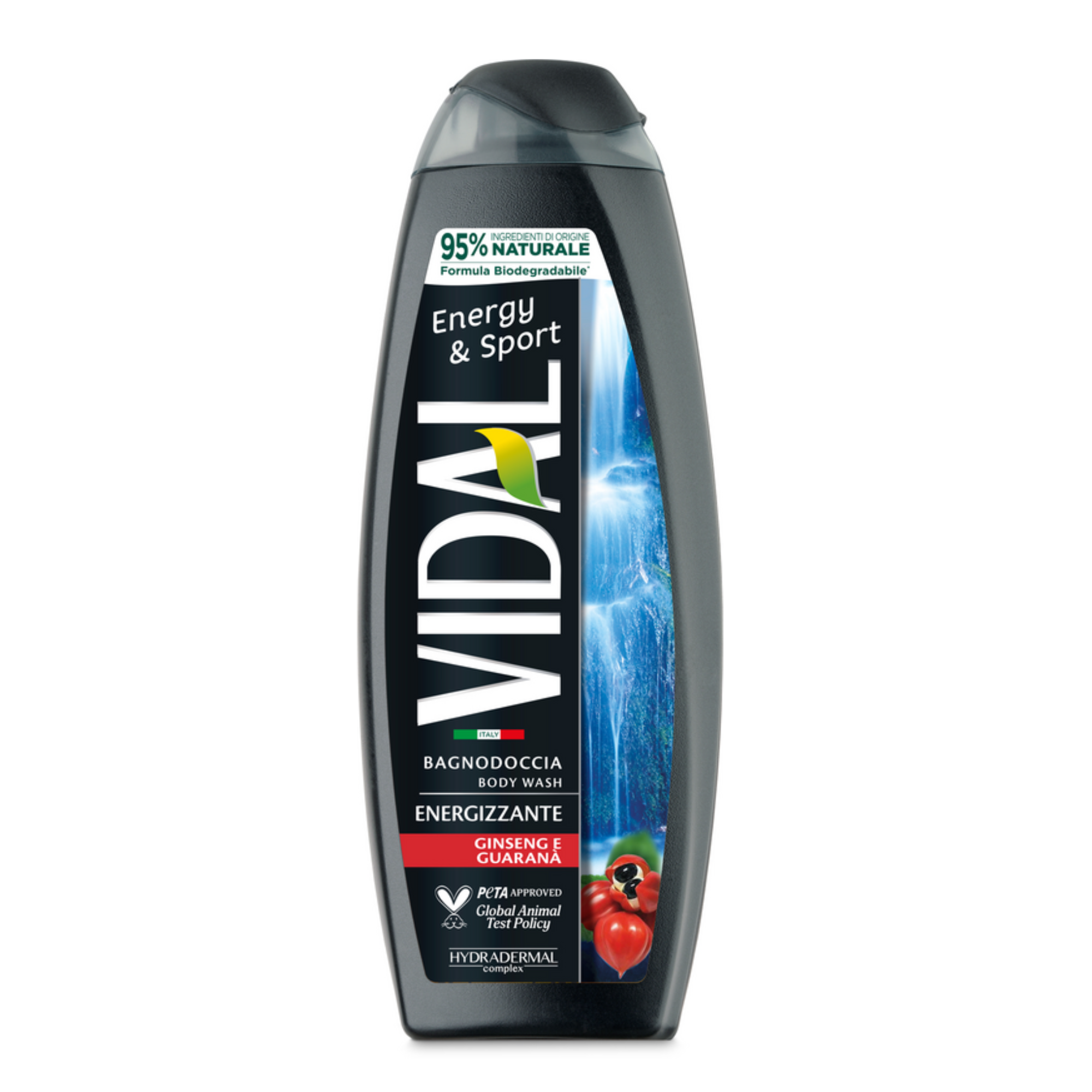 Bagnodoccia Energizzante Ginseng E Guaranà Vidal Energy & Sport 500 ml