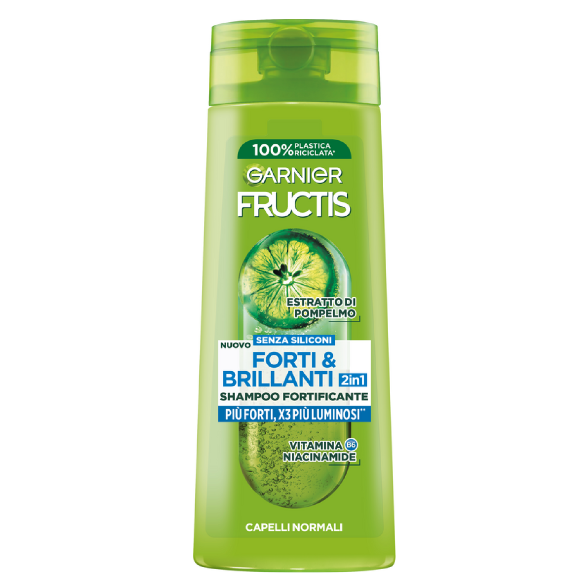 Shampoo Fortificante 2 In 1 Forti & Brillanti Garnier Fructis 250 ml