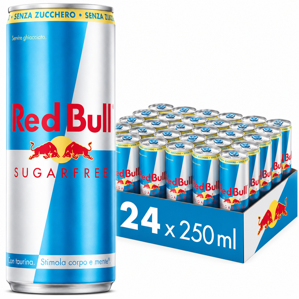 24X Red Bull Sugarfree da 250 ml