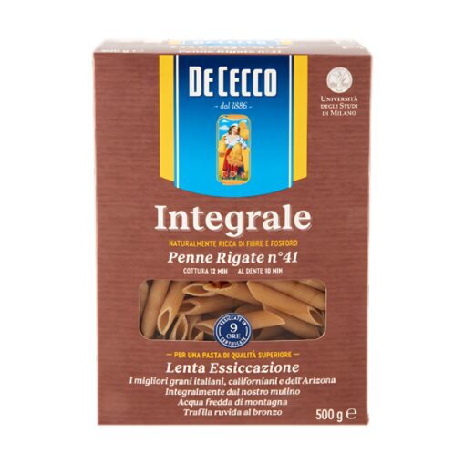 Penne Integrali Rigate n°41 De Cecco 500g
