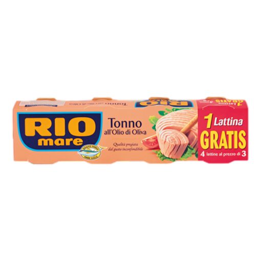 Tonno Olio di Oliva Rio Mare 4×120 g