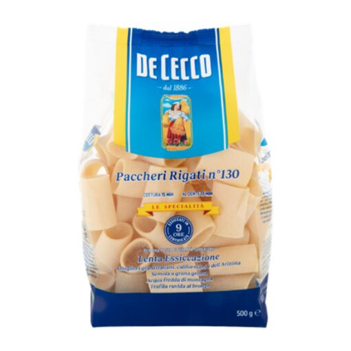 SPEDIZIONE 21GG Paccheri rigati n.130 De Cecco 500 g - Sottocosto