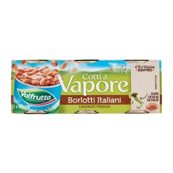 Fagioli Borlotti Valfrutta Cotti A Vapore Italiani 3x150 g