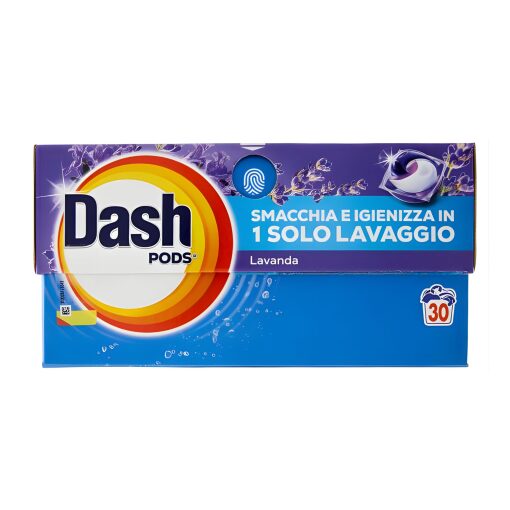 Dash Pods Detergente Lavatrice In Capsule Lavanda 30 Lavaggi 588g