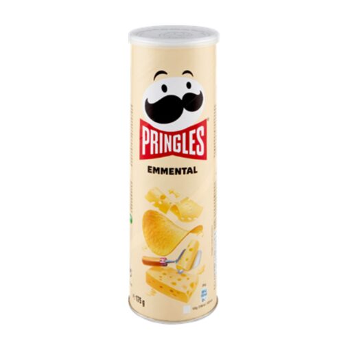 Pringles Emmenthal – Snack Salato al Formaggio Emmenthal 175g – Pringles