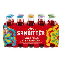Sanbitter Aperitivo Analcolico Rosso 10 Bottiglie 10cl