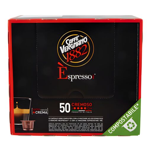 Vergnano Caffè Espresso Cremoso 50 Capsule 250g