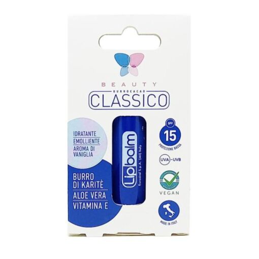 Burrocacao Classico Beauty Idratante Con Burro Di Karité Aloe Vera Vitamina E Spf 15 5,5 g