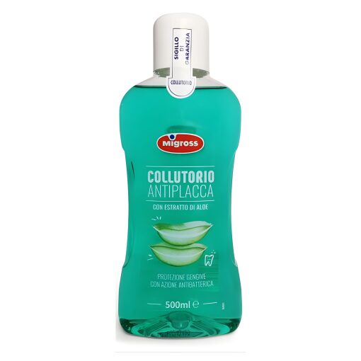 Collutorio Antiplacca Migross Con Aloe 500 ml