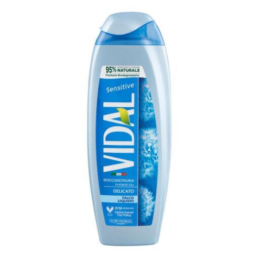 Vidal Sensitive Docciaschiuma Talco Liquido 250 ml