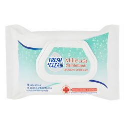 Salviettine Disinfettanti Umidificate Fresh & Clean Milleusi 20 Pezzi