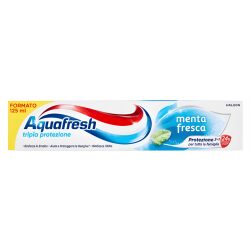 Aquafresh Dentifricio Tripla Protezione Smalto Forte Gengive Sane Gusto Menta Fresca 125 ml