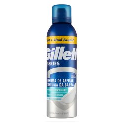 Gillette Series Schiuma Da Barba Rinfrescante Con Eucalipto 200 ml + 50 ml Gratis