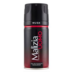 Malizia Uomo Musk Eau De Toilette Deodorant Spray 150 ml