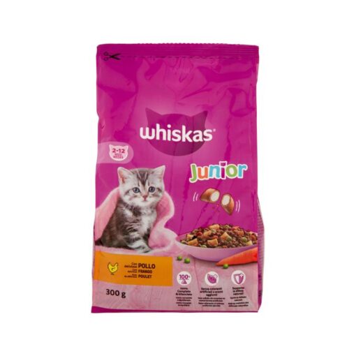 Whiskas Junior Crocchette con Delizioso Pollo 300 g