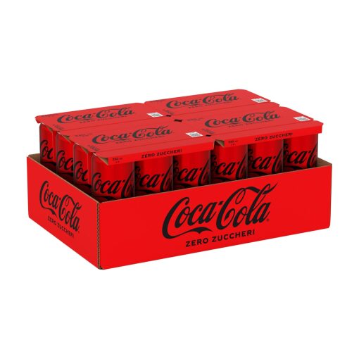 Confezione Coca-Cola Zero Zuccheri 24 Lattine 330 ml (c)