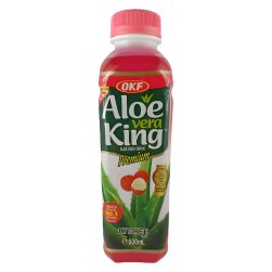 Bevanda Coreana All’Aloe Vera Al Litchi OKF Aloe King 500 ml