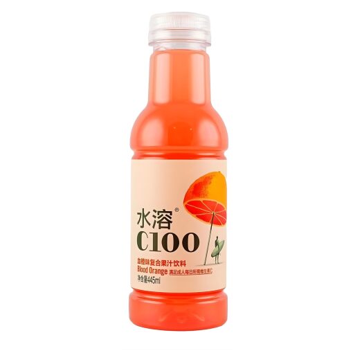 Bevanda Al Gusto Arancia Rossa C100 Nongfu Spring 445 ml
