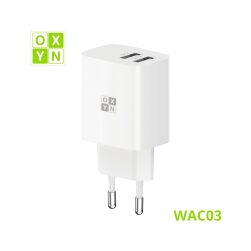 Caricatore Da Rete OXYN WAC03 Doppia Porta USB 2.4A