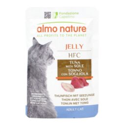 Almo Nature Jelly HFC Tonno Con Sogliola Per Gatti Adulti 55gr