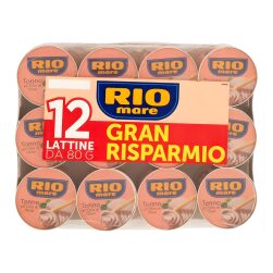 Tonno All’Olio Di Oliva Rio Mare 12 Lattine Da 80g