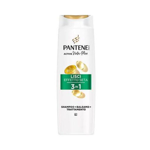 Pantene Active Nutri-Plex Lisci Effetto Seta 3 In 1 Shampoo + Balsamo + Trattamento 250ml