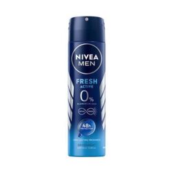 Deodorante Spray Uomo Nivea Men Fresh Active 0% Sali Di Alluminio 150ml