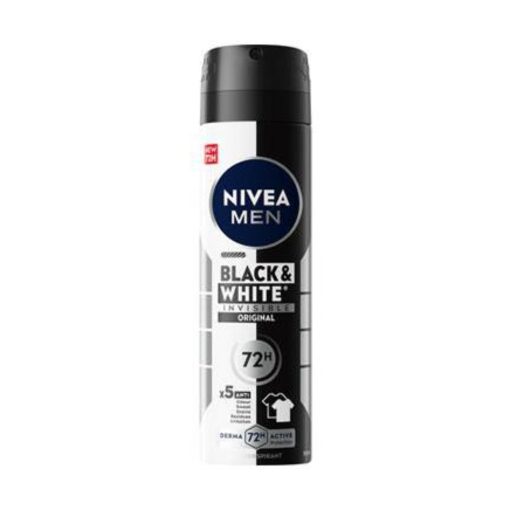 Deodorante Spray Uomo Nivea Men Black & White Invisible Original 150ml