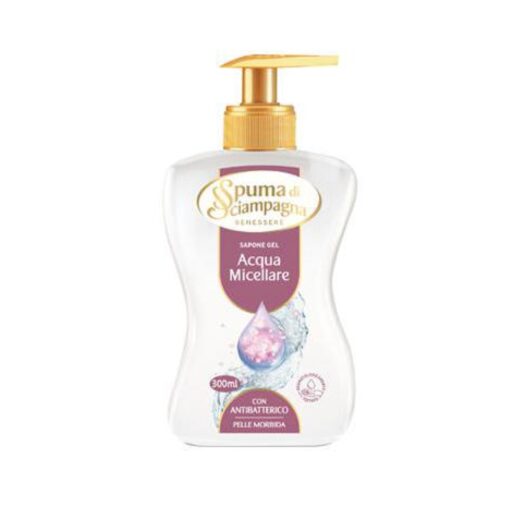 Sapone Liquido Spuma Di Sciampagna Acqua Micellare 300ml