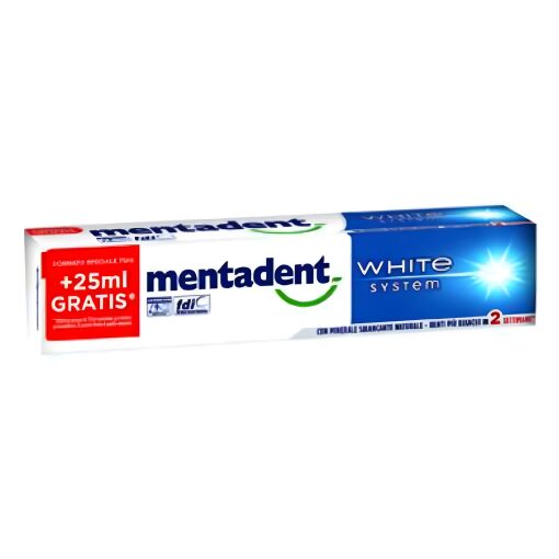 Dentifricio White System Mentadent 100ml