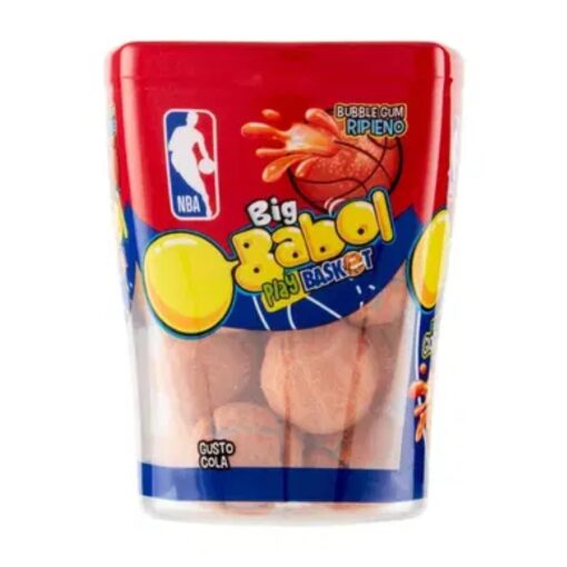 Big Babol Play Basket Bubble Gum Ripieno Gusto Cola NBA x 10 pz