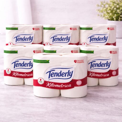 Tenderly Carta Igienica Kilometrica 4 Rotoli - CONFEZIONE DA 7